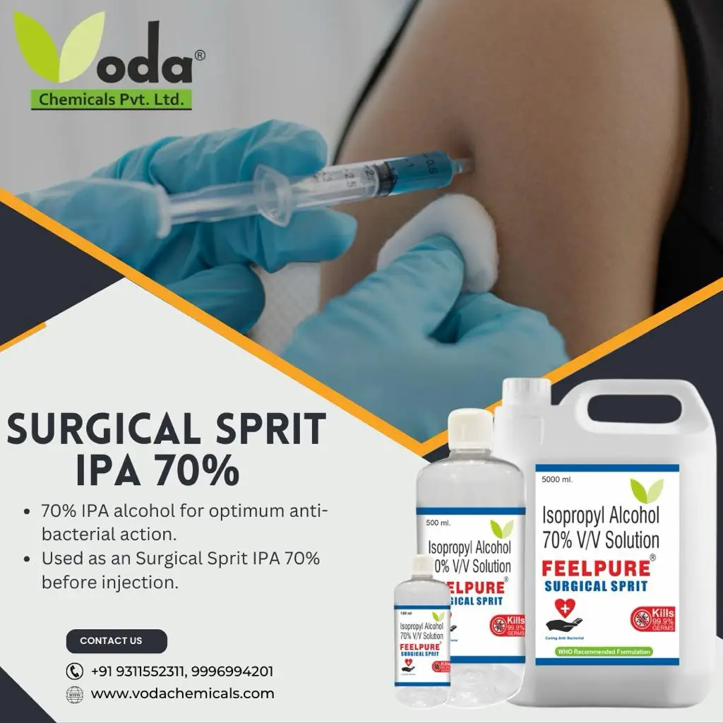 Surgical Spirit IPA 40% CHG 0.25% 100 ML With customized Packing size Surgical spirit Solution at low low price of IP Grade