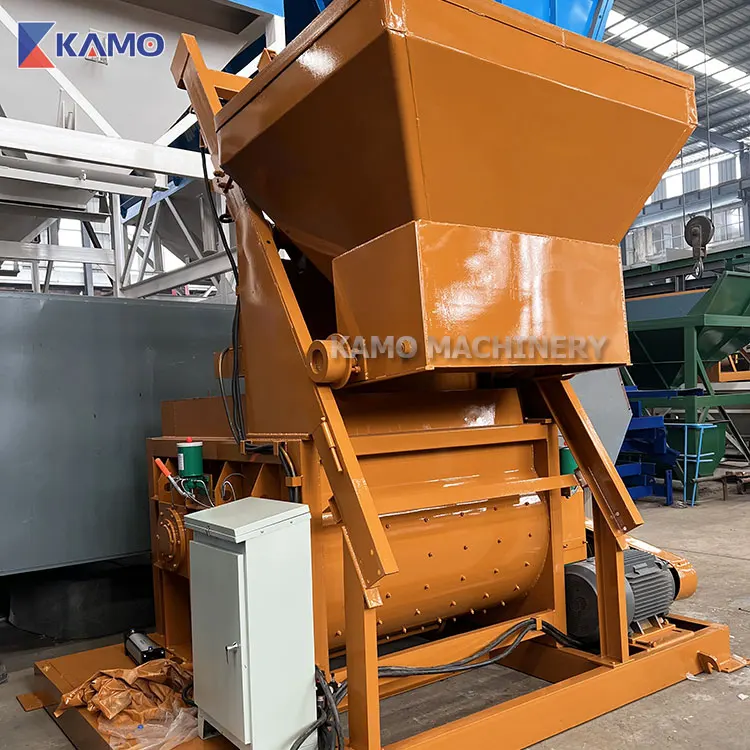 Dry Powder Mortar Mixing Equipment Multifunctional Mixing Machinery JS750 Concrete Mixer Price