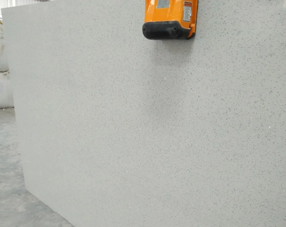 2023 Top Quality Natural Polished Engineered Starlite white Quartz For Home kitchen Countertops and commercial Worktops