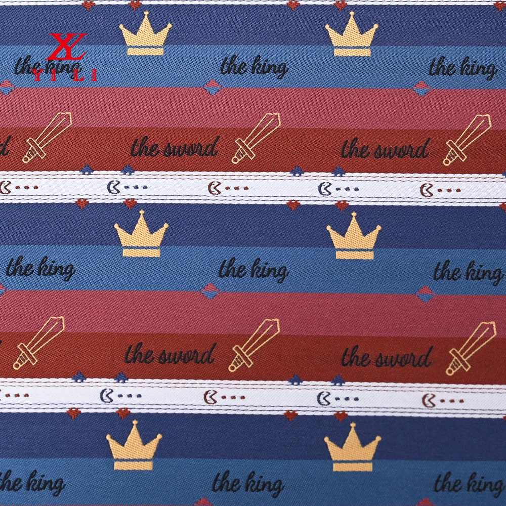 Yili Custom Logo Pattern Sofa Dress Jacquard Brocade Upholstery Silk Costume Garment Dress Ties Lurex Fabric Oeko Standard 100