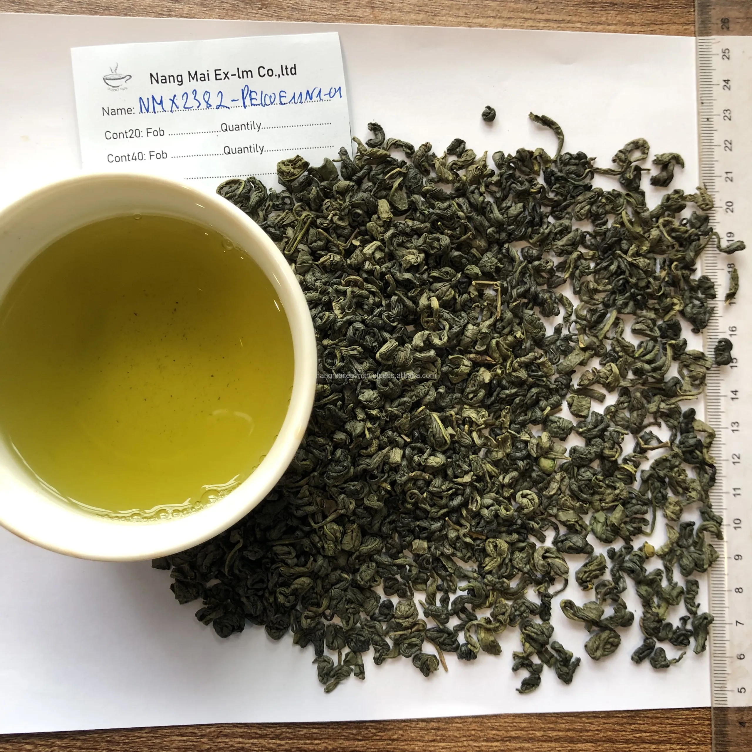 100% Organic Green Tea Leaves For Uzbekistan Market Peko Green Tea Super Pekoe Tea