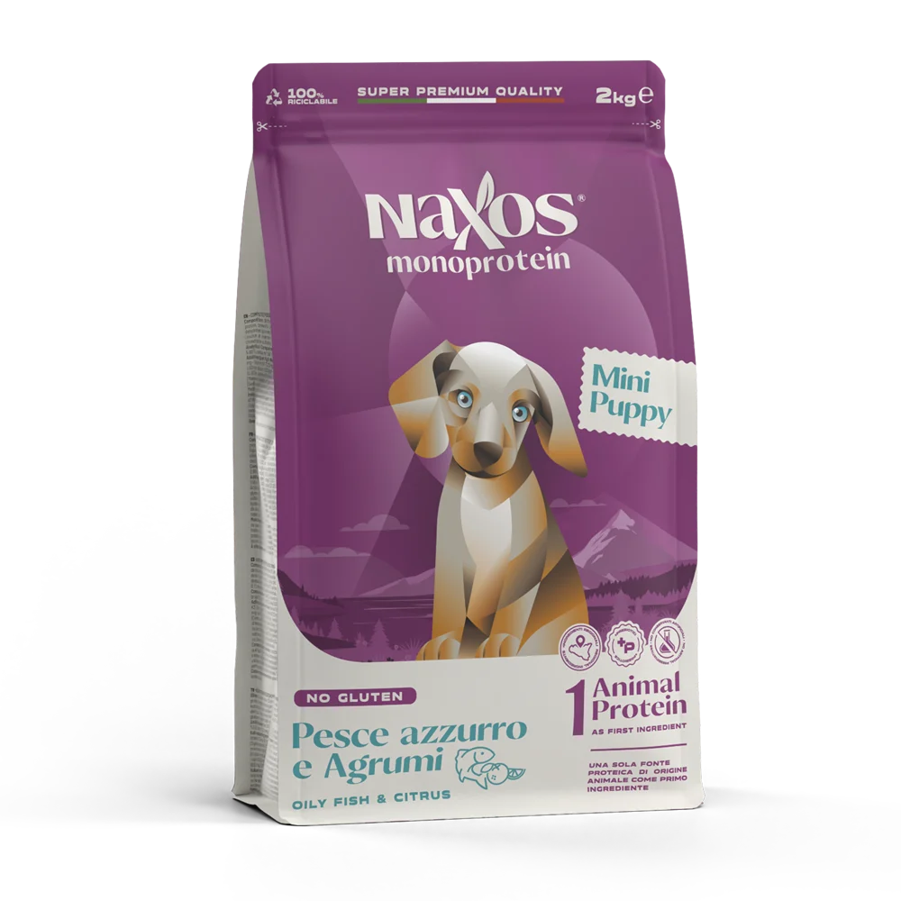 Лучшие 2 кг итальянские кибблы для щенков мини-собак синий вкус рыбы сухой корм