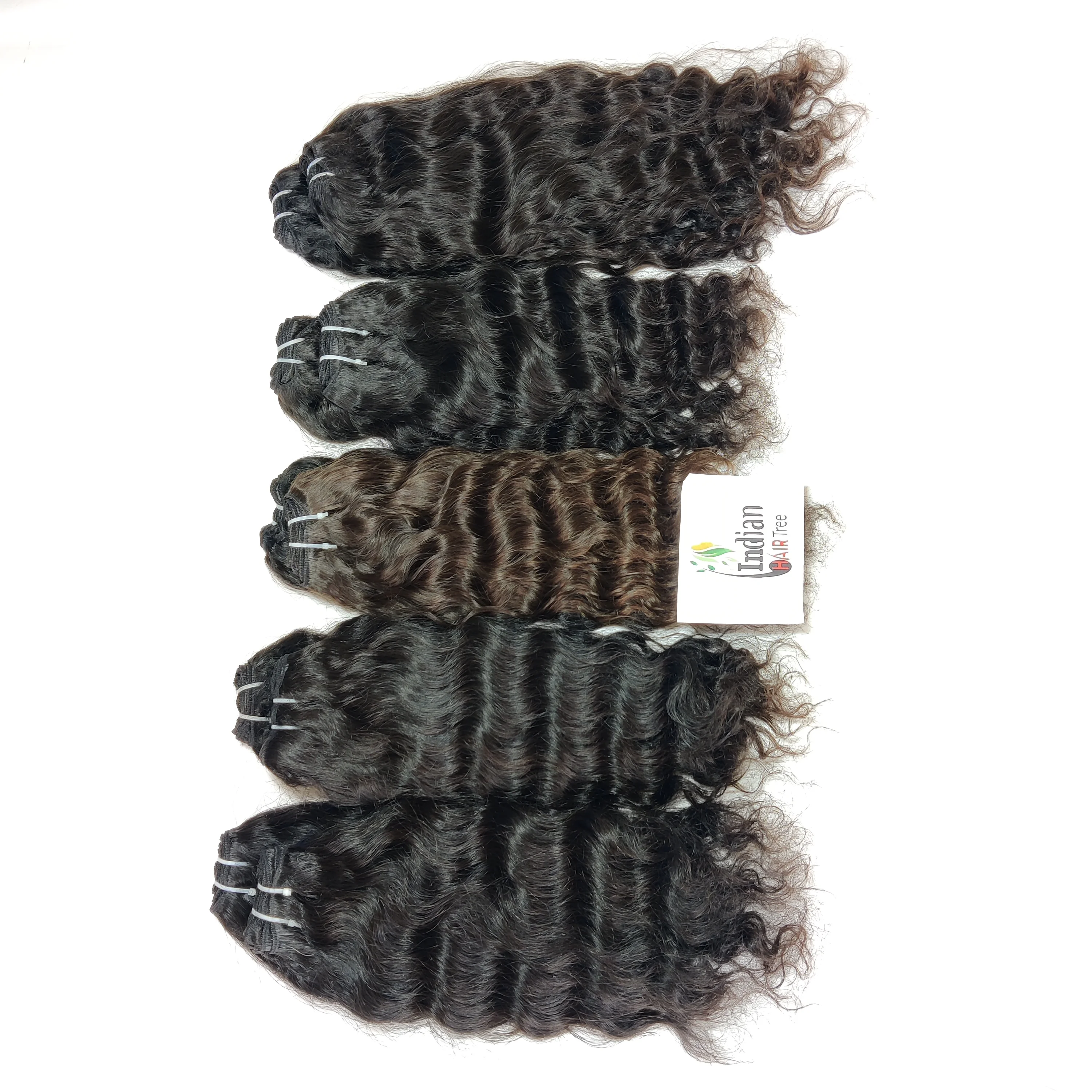 Raw Indian 100% Human Hair Weave Single Donor Double Weft Human Unprocessed Cuticle Aligned human Hair extensions