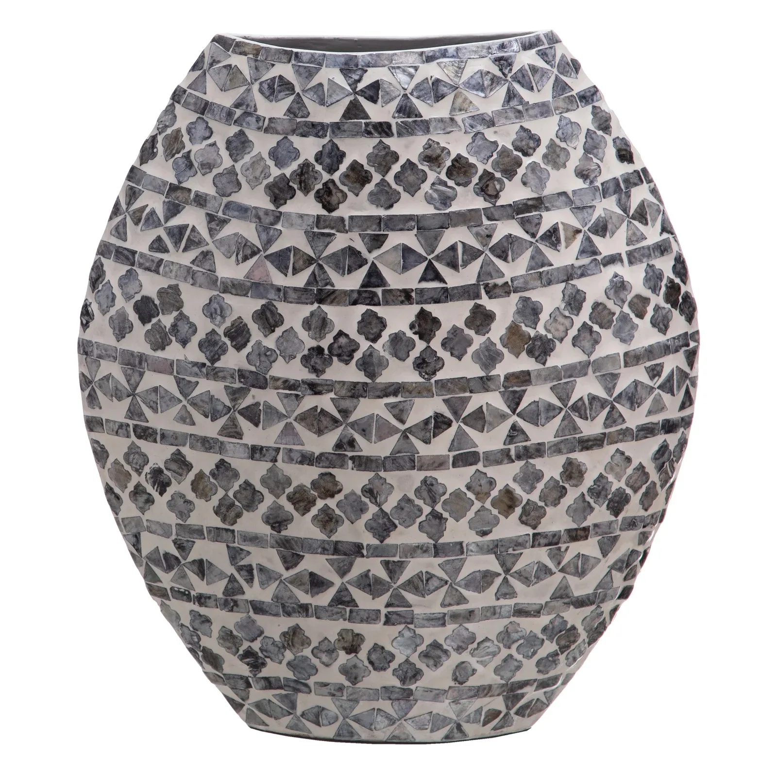 Amazon Hot Sale Capiz Mother of Pearl Vases For Flowers Durable Handwoven Living Room Furniture