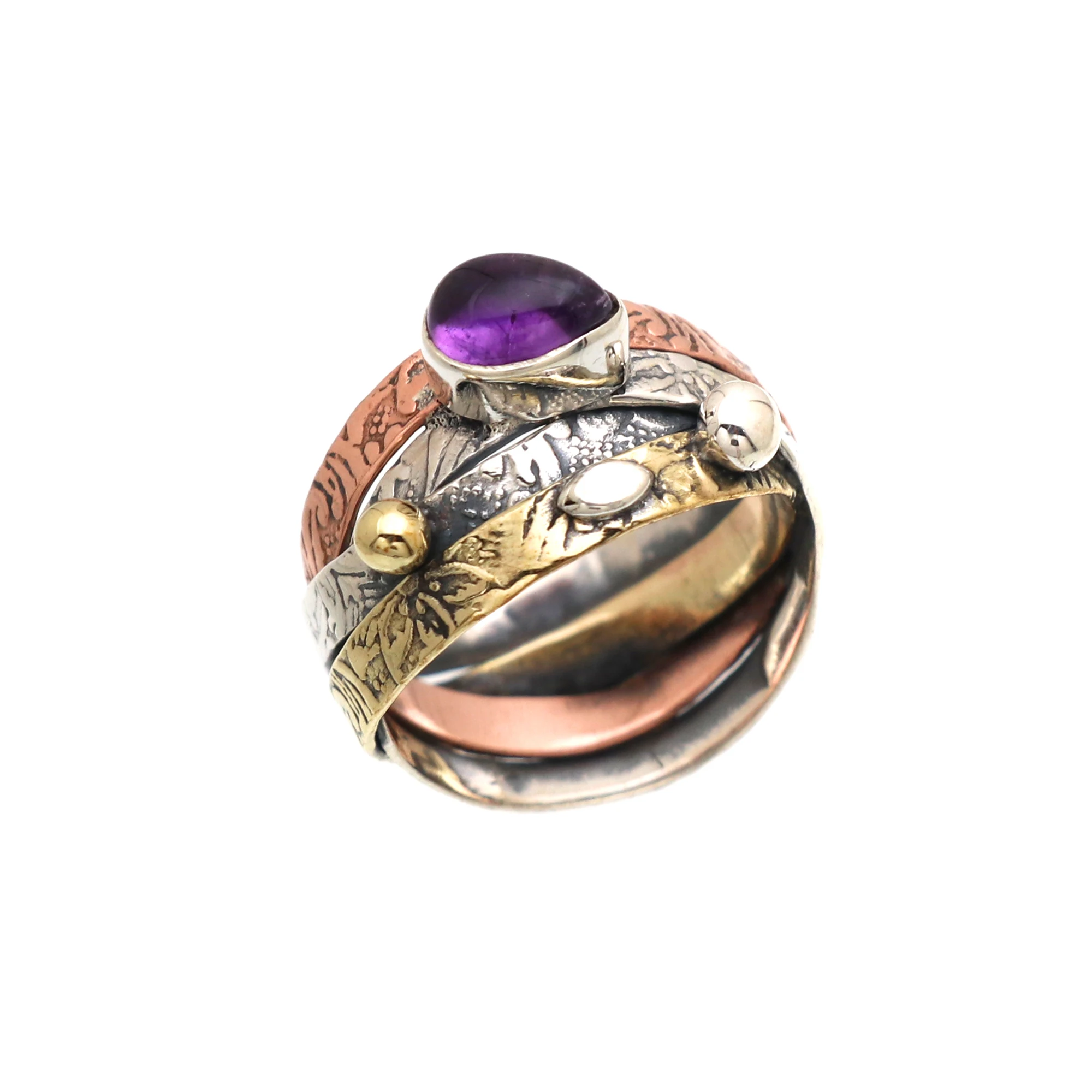 Handmade Natural Sterling Silver 925 Ring Perfect Gift Her Mom Wife Birthstones Moonstone Garnet Pearl Coral Wedding Party