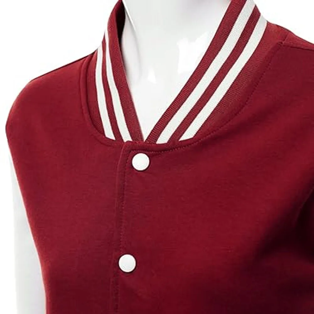 2024 Top Selling Custom Design Wool Body With White Full Leather Sleeves Baseball Jacket Premium Quality Varsity  Jacket