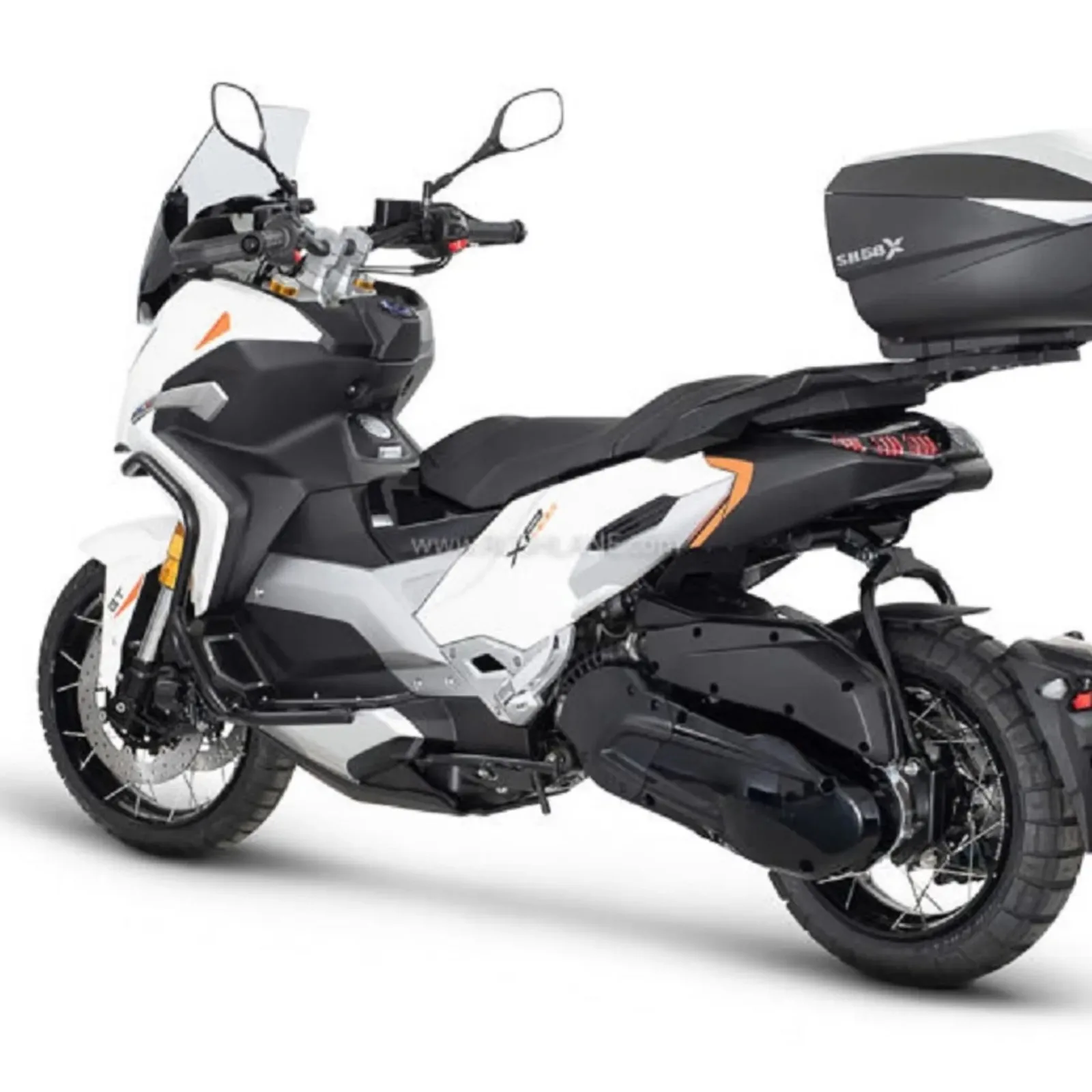 Лучший обмен на новые мотоциклы Peugeot 400cc ADV скутер дебютирует