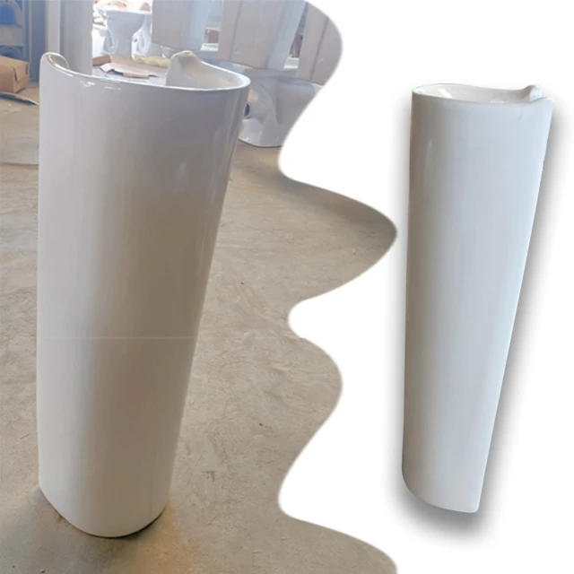 4 Pcs Luxury Ceramic Bathroom Accessory Set WC Toilet Seat with Tank Wash Basin Pedestal Luxury Bathroom Accessory WC Seat Basin