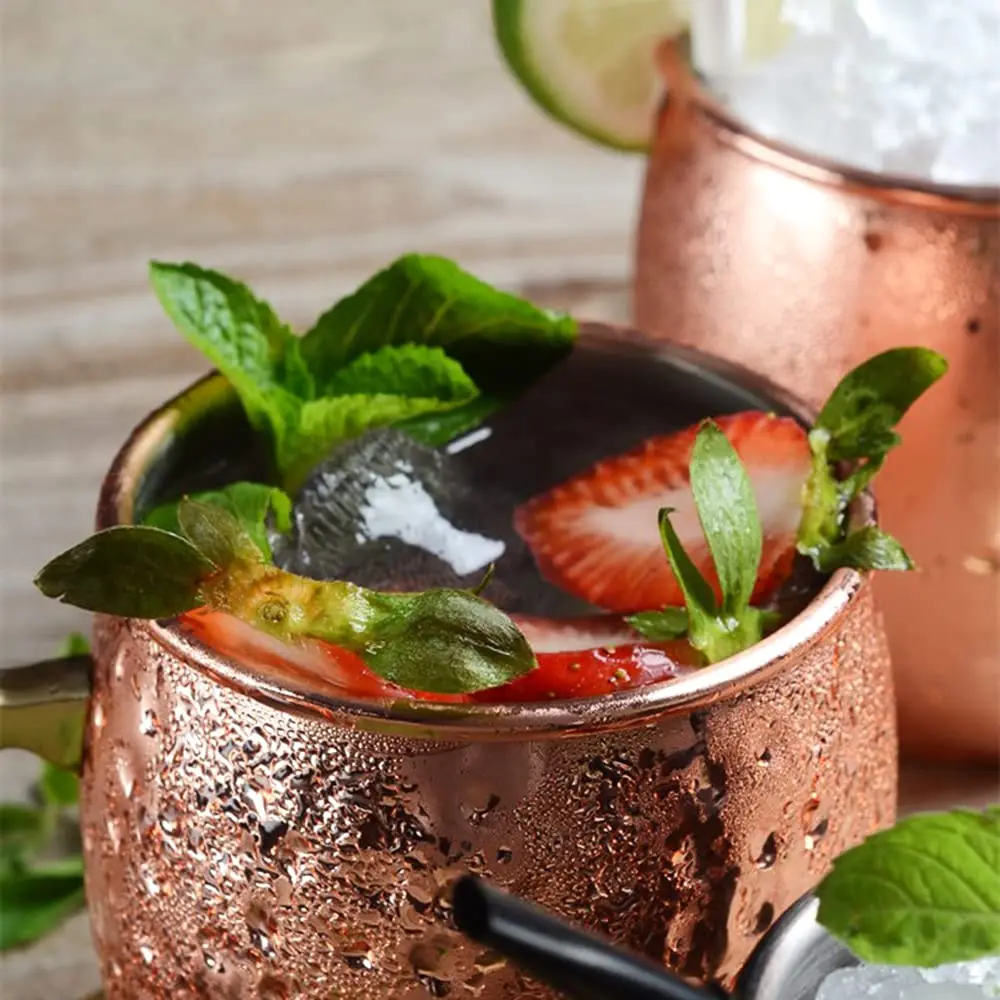 Handcrafted Copper Mug  Pure Copper Moscow Mule Mug  Vintage Drinkware  Durable Stylish & Perfect for Cocktails  Eco-Friendly