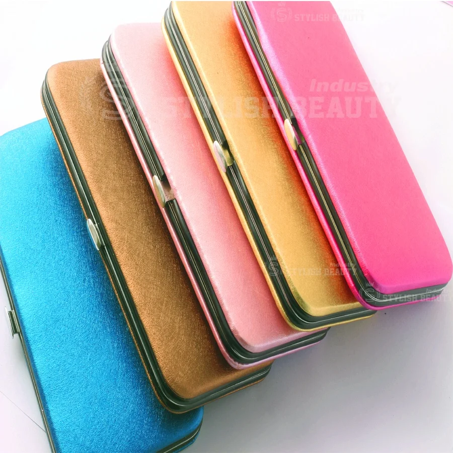 Eyelash Extension Tweezers Magnetic Case Empty Case For Eyelash Tweezers For 3 or 6 Pieces With Customized Logo And Color