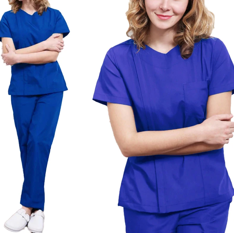 Hospital Medical Wear Uniforms Sets Turkey for Nurses and DoctorsNew Style High Quality Beauty Spa Salon Woman Uniform