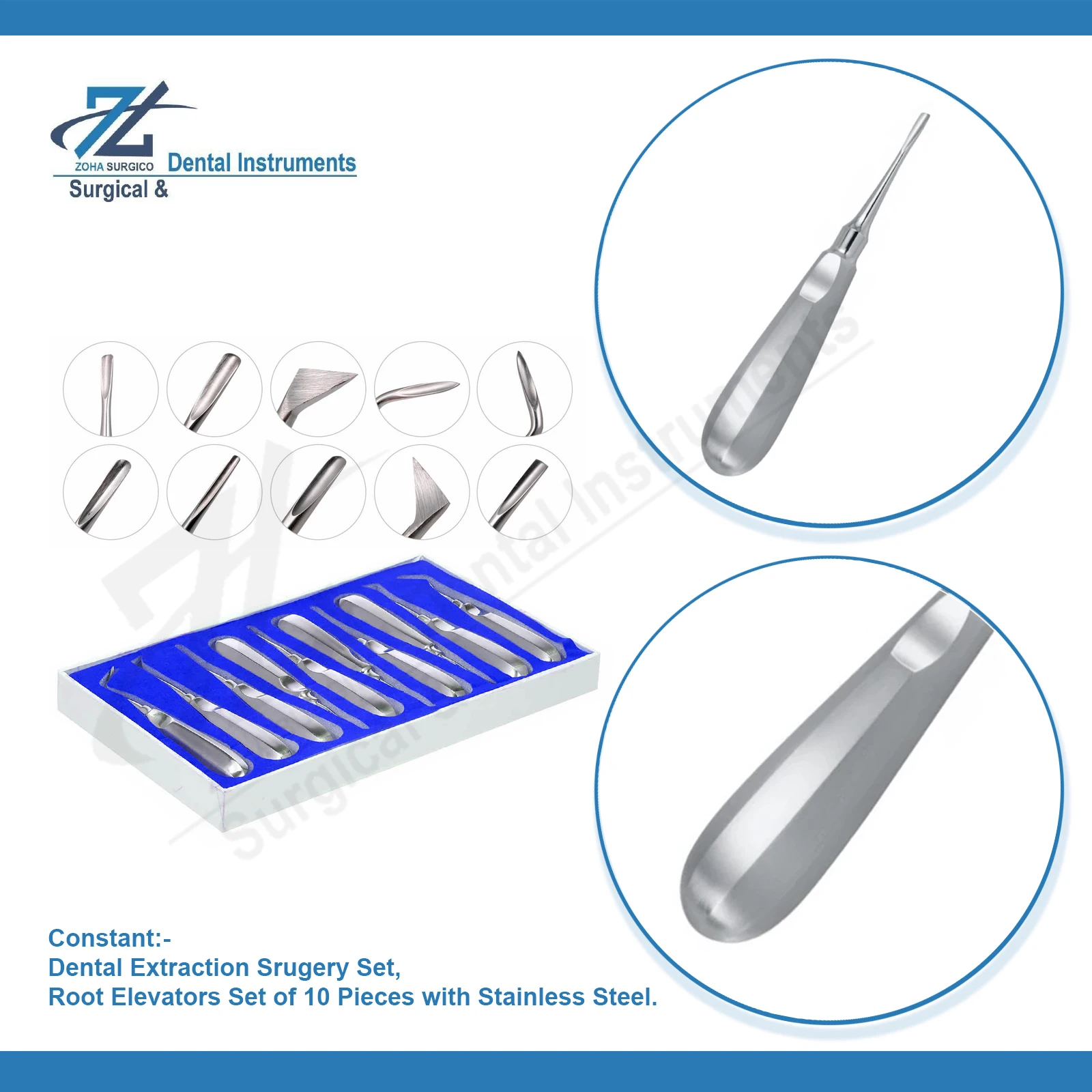 Набор из 10 корневых лифтов