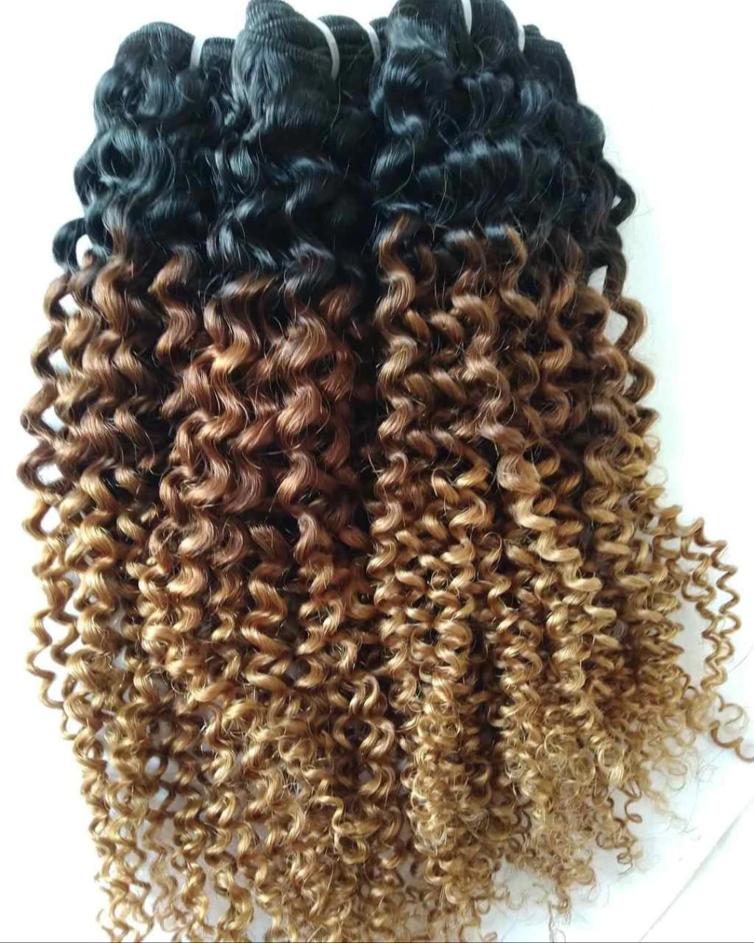 Coloured Afro Curly Hair Extensions Very Tightly Coiled Hair Available At Wholesale Price From India