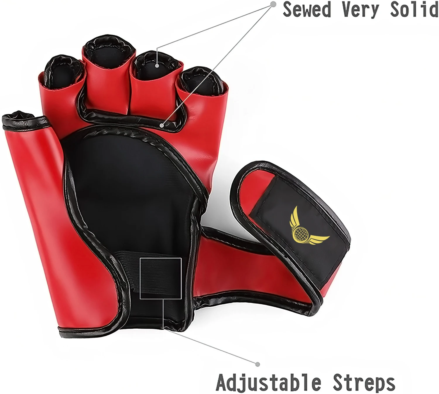 natural rubber foam punching glovees MMA boxing glovees green leather champions glovees