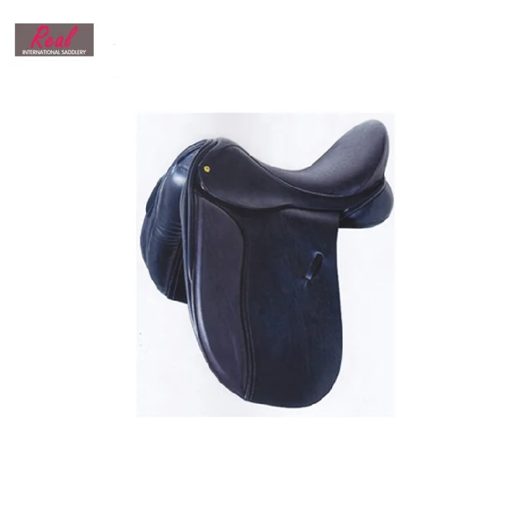 Attractive Design Color English Style Horse leather Saddle with customized decoration English horse racing saddle