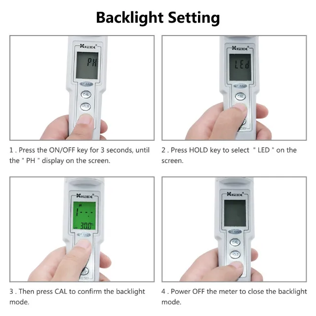 Водонепроницаемый цифровой измеритель pH и ORP, автоматический калибровочный Анализатор воды