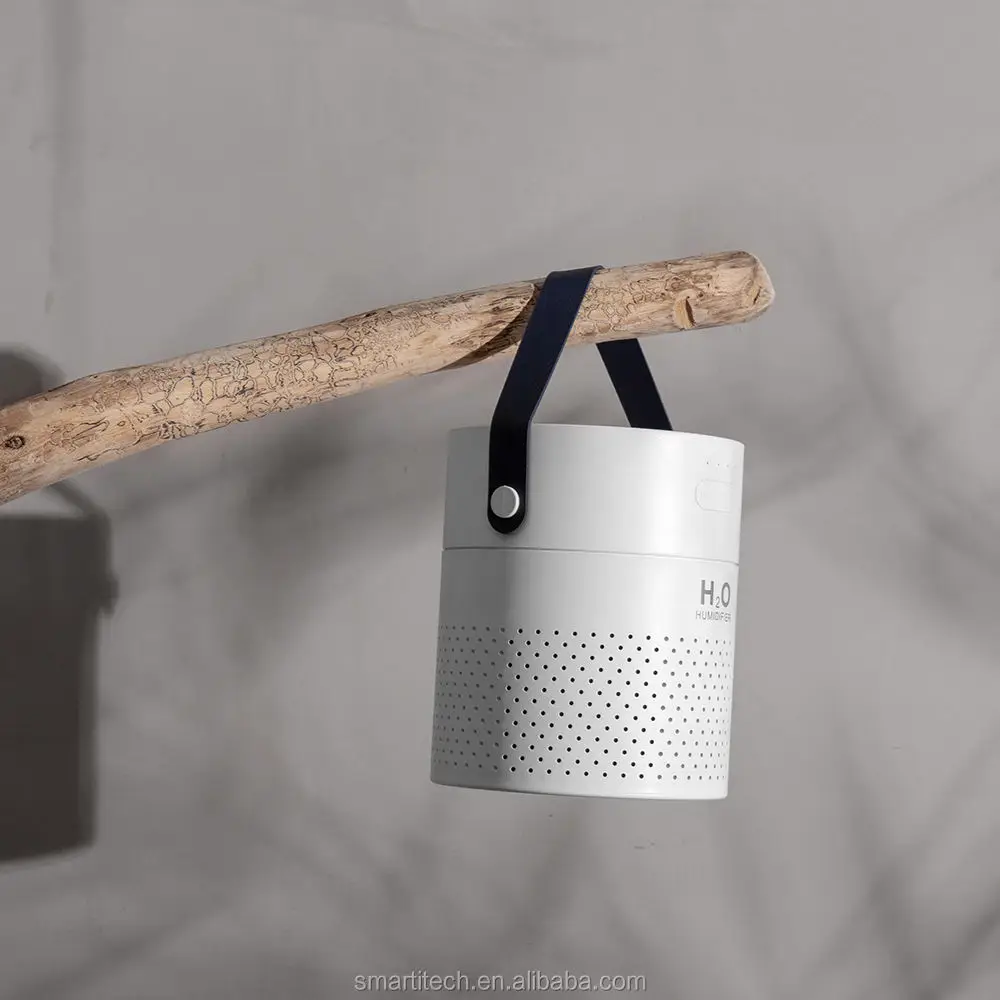 Smart Appliances 1.1L Water Tank Capacity Humidifier with 4000mAh Battery Portable Power Bank Dual Mist Ultrasonic Humidifier