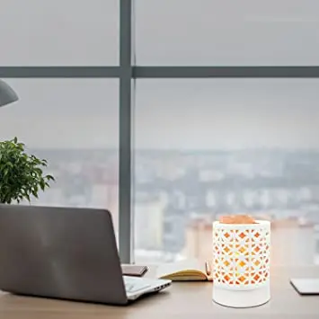 Metal Round Salt Lamp