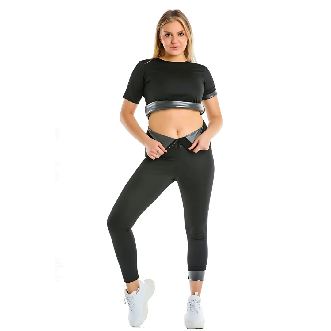 STAYFIT Agraff Sauna Fit Tights-High Waist - Polymer Fabric. It makes you sweat makes you lose weight and looks fit. from Turkey
