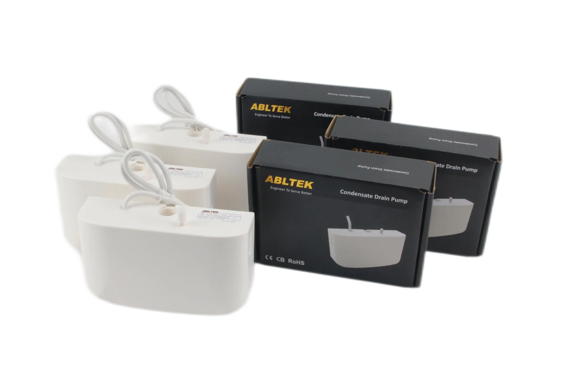 Blanc Tank Condensate Drain Pump Aquastrong Mini HVAC Condensate Pump