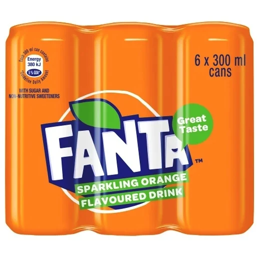 Original All Flavors Fanta 330ml Carbonated Drinks for Sale Including Orange Exotic Lemon Mandarine for Wholesale