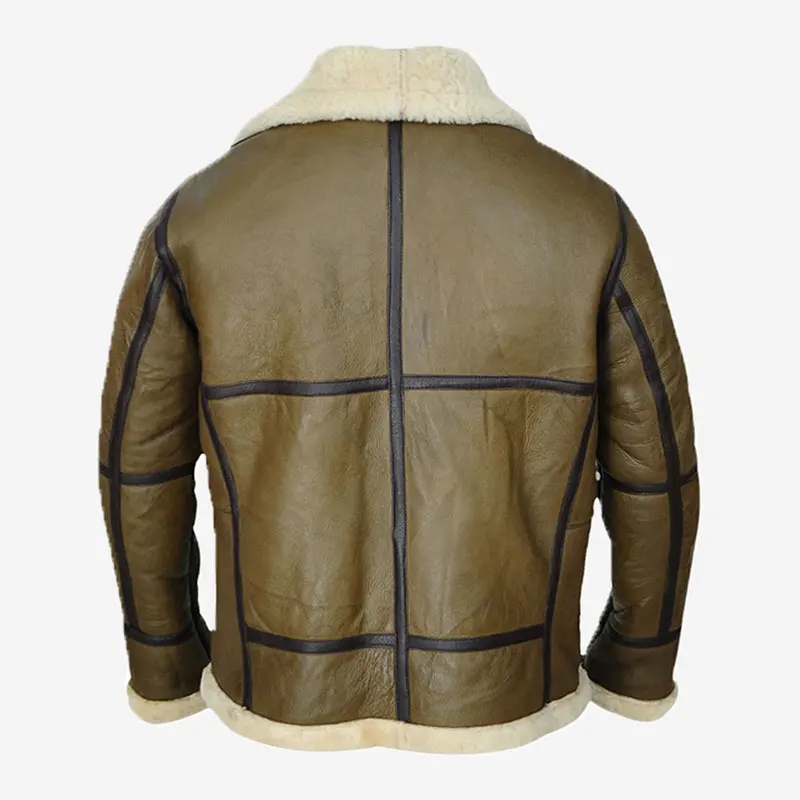 Ww2 B3 Jacket  Distressed Leather Bomber Jacket Pilot Aviator Mens Bomber Leather Jacket