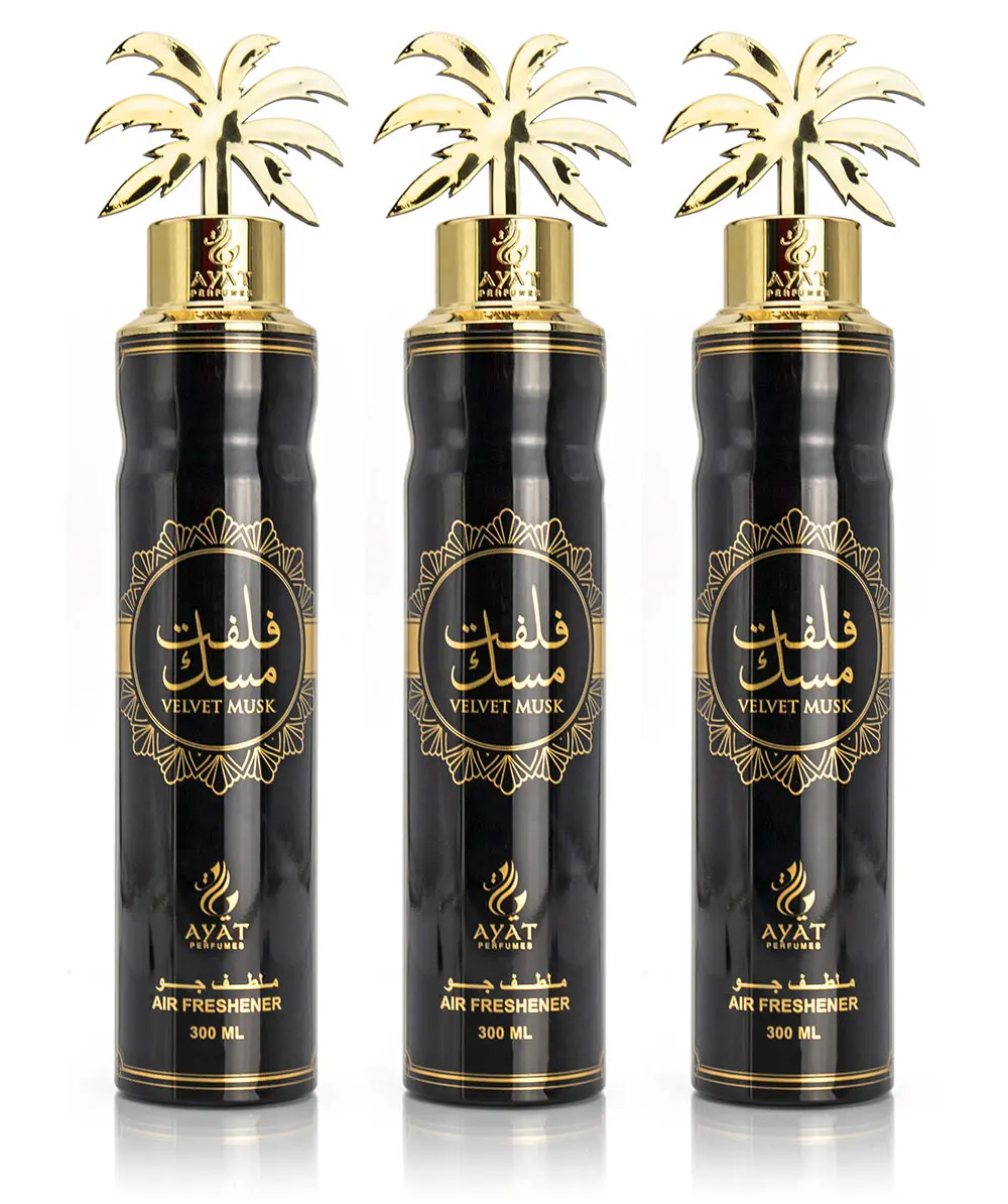 Air freshener Velvet Musk 300ml by Ayat Perfumes Air Room Spray Perfume Oriental Scent for home use