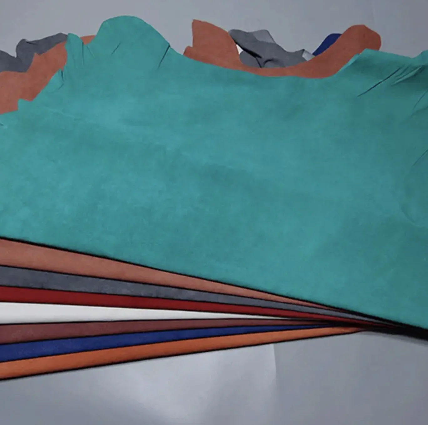 Multicolor Genuine cowhide Suede Skin Leather Material first layer For Leathercraft Sewing Accessories bags jackets boots