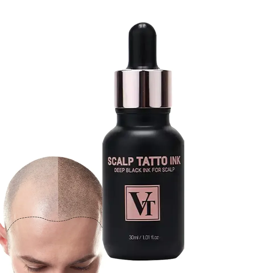 private label Korean OEM ODM SMP Dark Brown Korea Pigment SCALP INK Hairline Crown Scalp Head