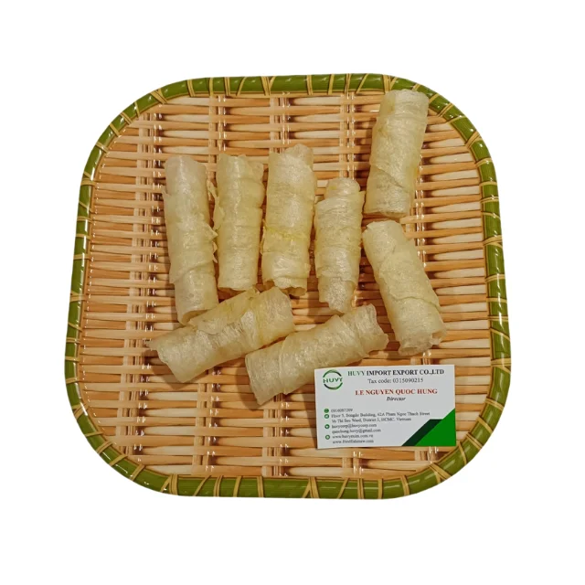 Scrolled Dried Fish Maw Suppliers Factory Price Food Beverage Nutritious 100% Bladder Fish Rich Protein Fast Delivery Vietnam