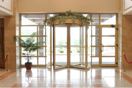 High Quality Aluminum Stainless Automatic Manual Revolving Door Modern Design Windproof Hotel Door in Different Sizes Best Price