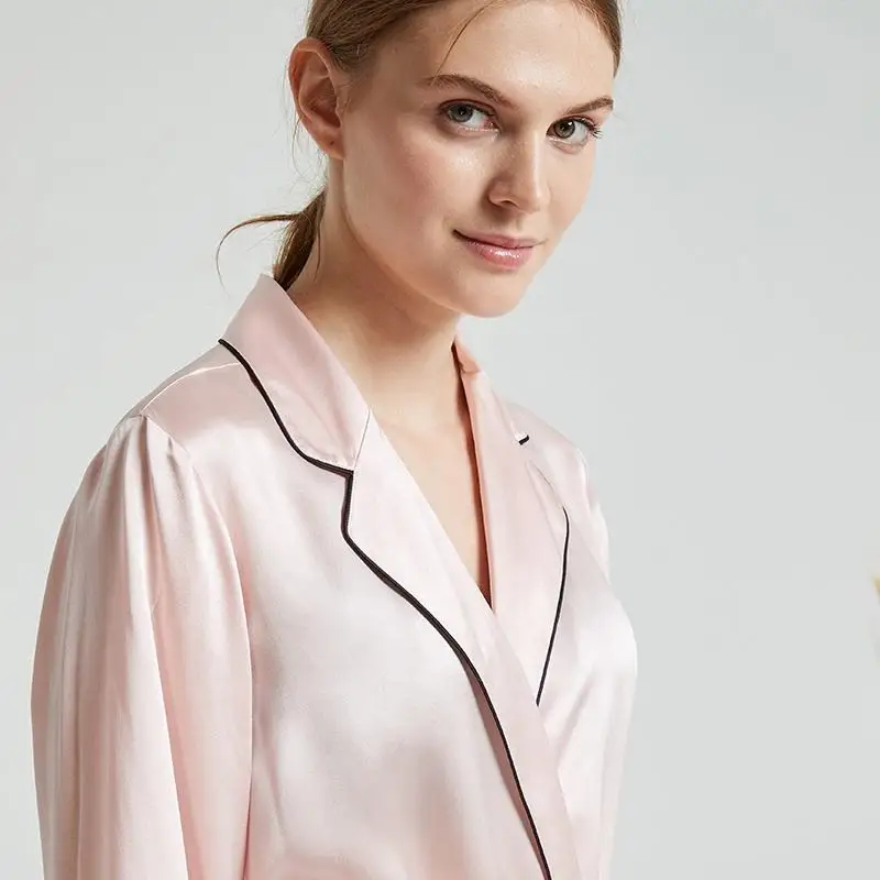 Women Satin Sleepwear Women High Quality Women 3pcs Satin Pajamas Set Night Wear Bathrobes Lace Sleepwear Robe Sets For Ladies