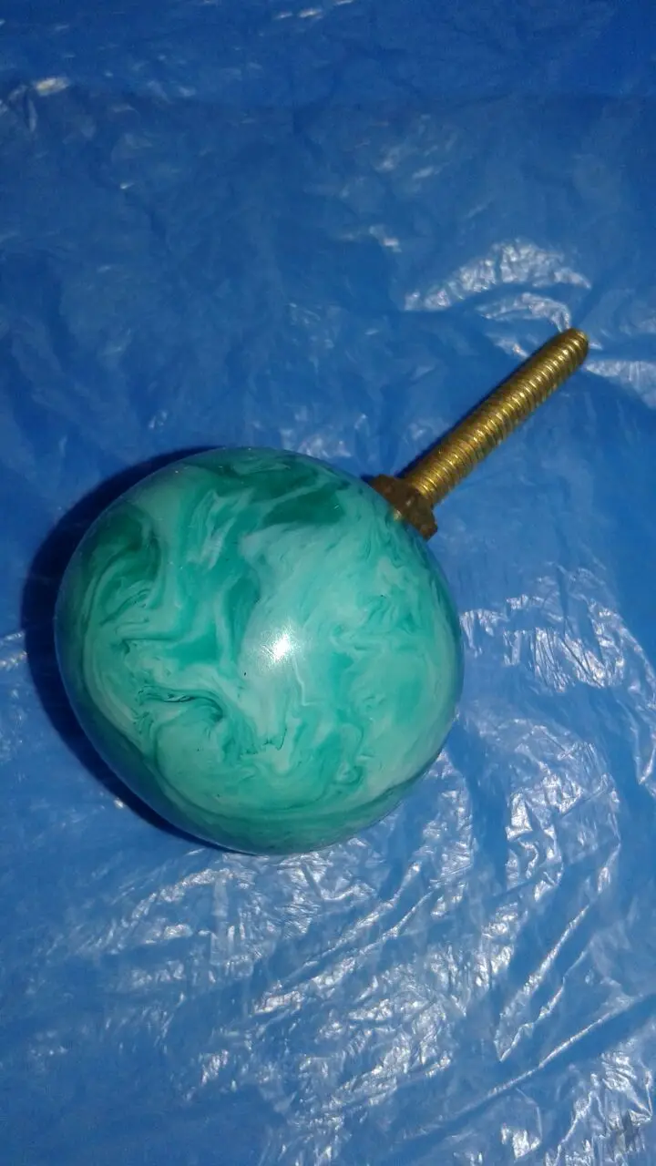 Export Quality Beautifully Crafted Resin Wood Door Knob with Soft Touch Finish for Worldwide Supply from India