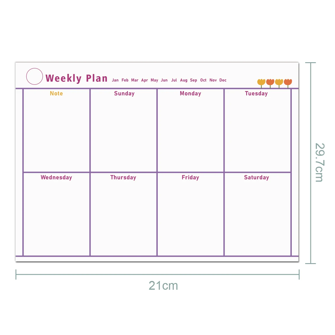 Магнитный Еженедельный планировщик календарь доска для сухого стирания мягкие листы