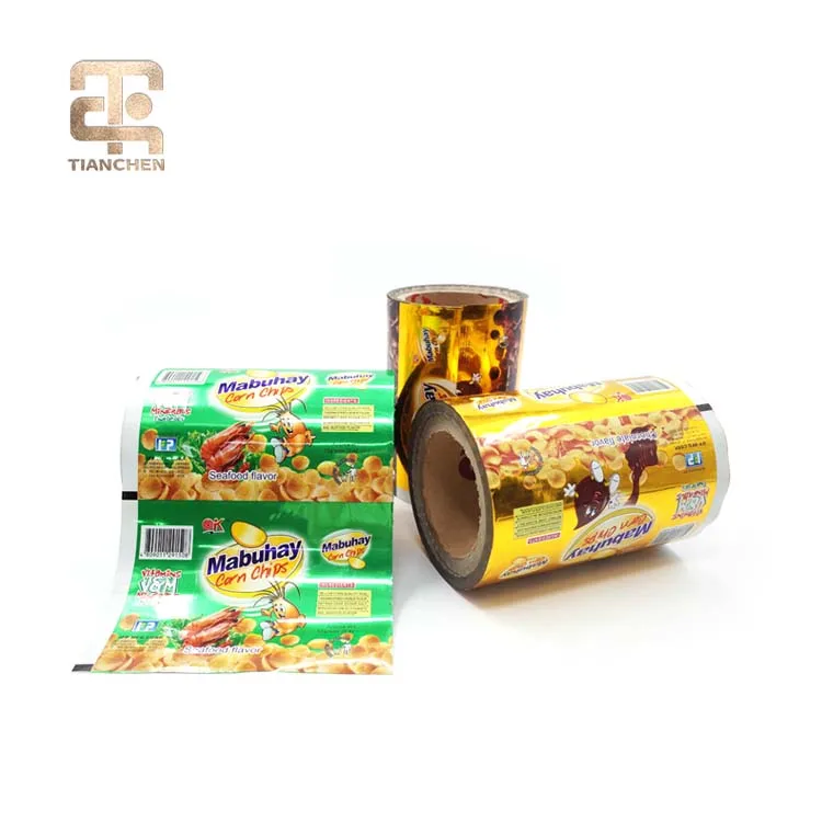 Hot Sale Flexible Snack Food High Quality Cookie Aluminum Foil Laminated Plastic Packaging Roll Film