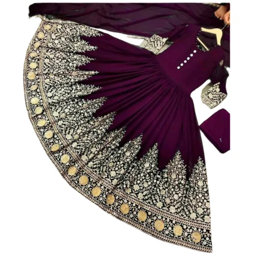 Hot Selling New Designs Ready to Wear Indian Anarkali Dresses For Women Pakistani Designer Punjabi Suits Heavy Embroidery Adults
