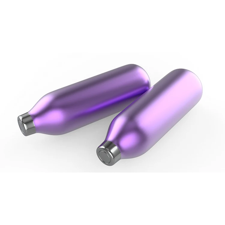 Easy Installation Durable Quality Purple Color OEM Supply Whipped Cream Charger from Genuine Exporter