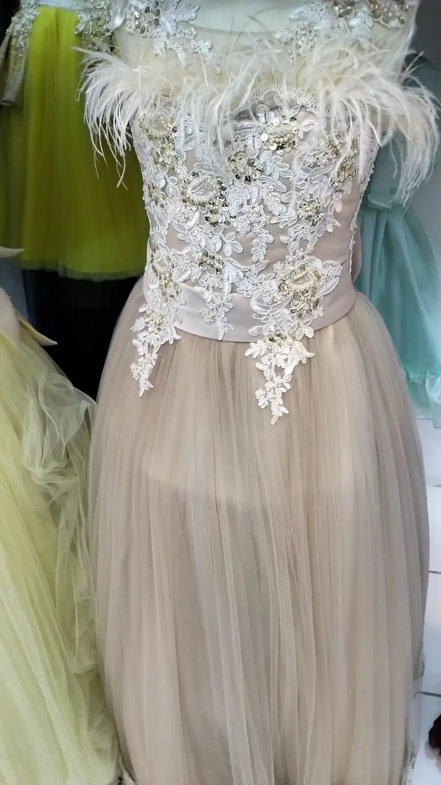 High Fashion Midi Dress Women Cross Collar Heavy Embroidered Best Selling Super stylish Midi Dress Evening Party Prom Dress