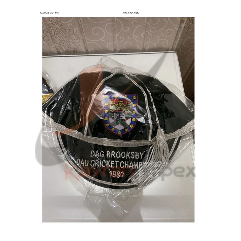 Rugby presentation caps, cricket honours caps, Hight Quality Honours Caps