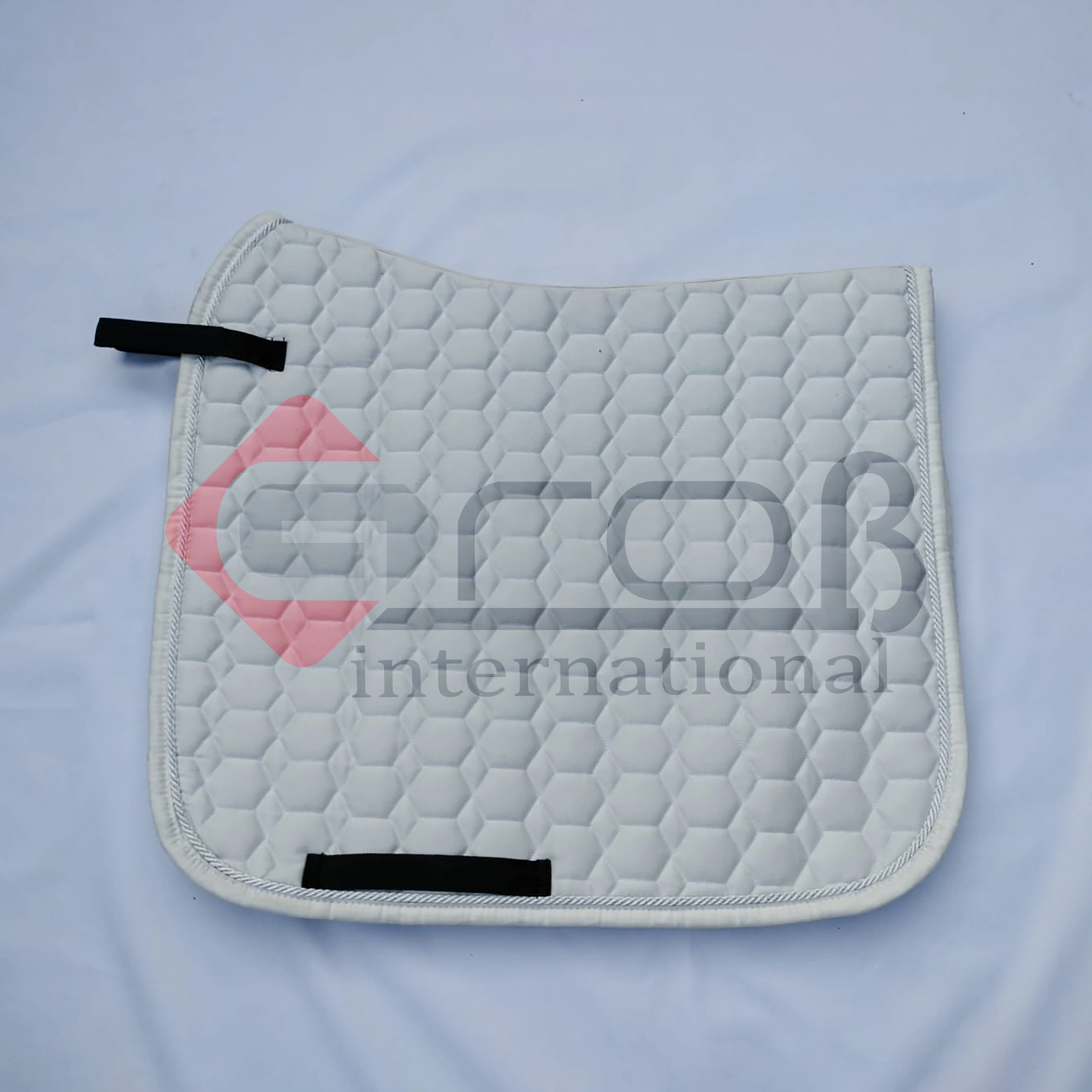 Customised Design English Saddle Pads Horse Riding Dressage Crystal Saddle Pads Cotton Horse Saddle Pads with Cord