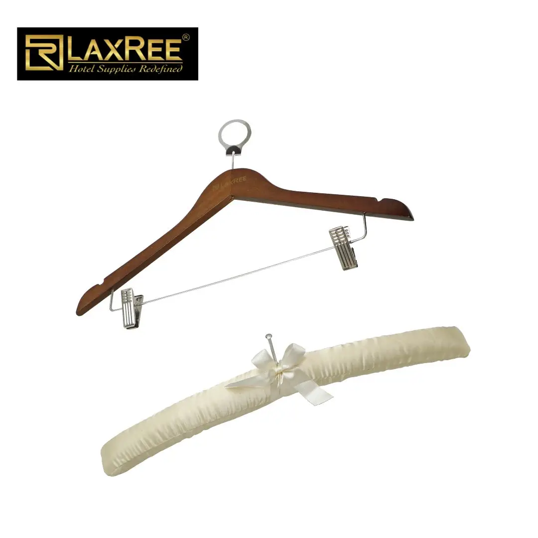 Высококачественная Нескользящая деревянная вешалка для одежды