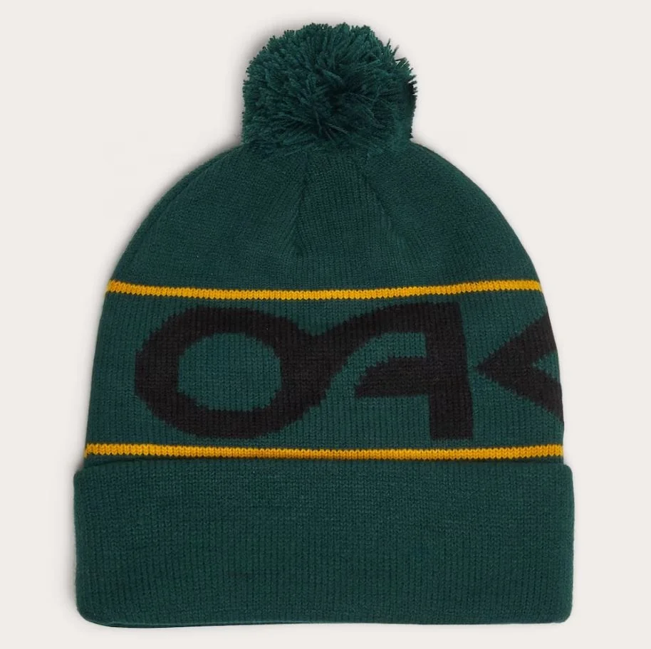 Promotional Personalized Custom Jacquard Unisex Official Winter Fashion Soccer Beanies Hat with Pom Pom