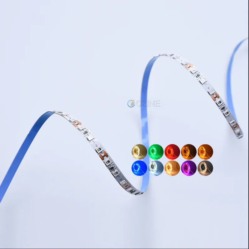 cct 3000k 4000k 5000k 6500K 10000k 4mm 5mm 8mm led strip 12v smd 2835 120 led for decoration