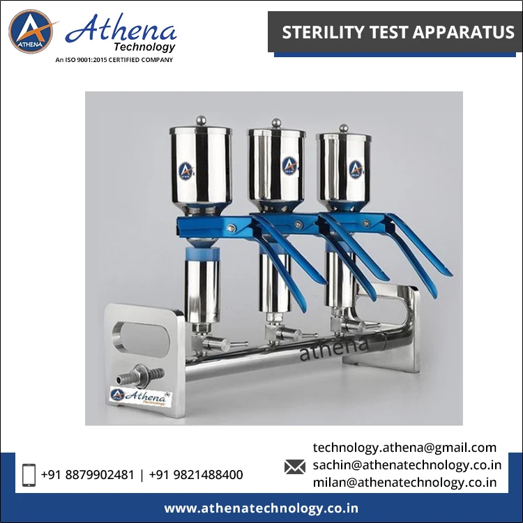 Hot Sale on Automatic Grade Funnel Vacuum Filtration 3 Way Manifold Sterility Test Apparatus Testing Equipment for Laboratory