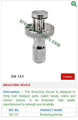 BROACHING DEVICE GS121 FOR  JEWELLERY MAKING TOOLS