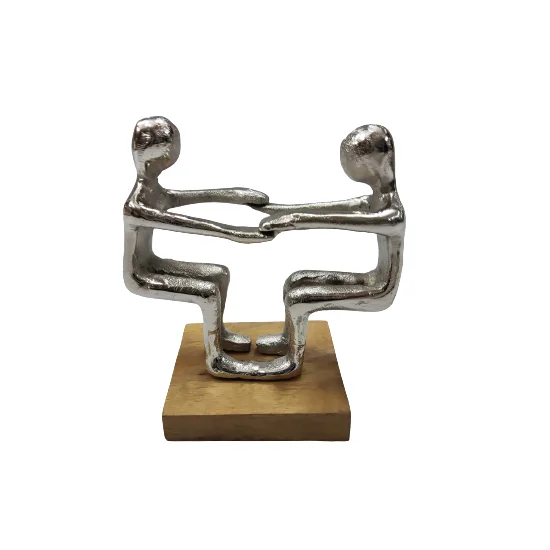 Стильный Ретро Украшение колеса обозрения нордический стол для гостиной металлический абстрактный скандинавский Золотой Роскошный домашний Декор Аксессуары