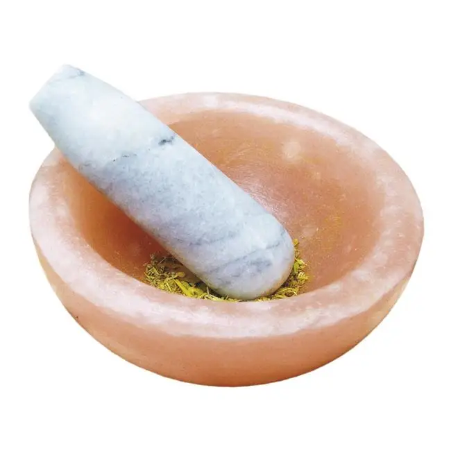 Top Selling Himalayan Salt Mortar And Pestle Natural Pink Salt Mortar And Pestle wholesaler And Manufacturer From Pakistan