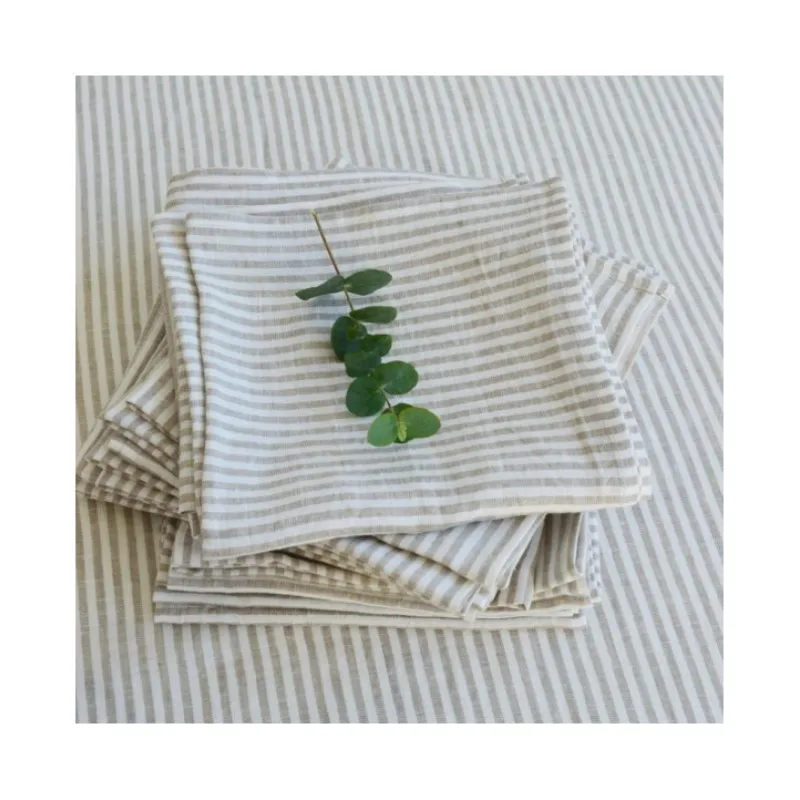 Nature Linen Fabric Placemats Thick Linen Woven Placemats for Dining Table Machine Washable Placemats Double Layer