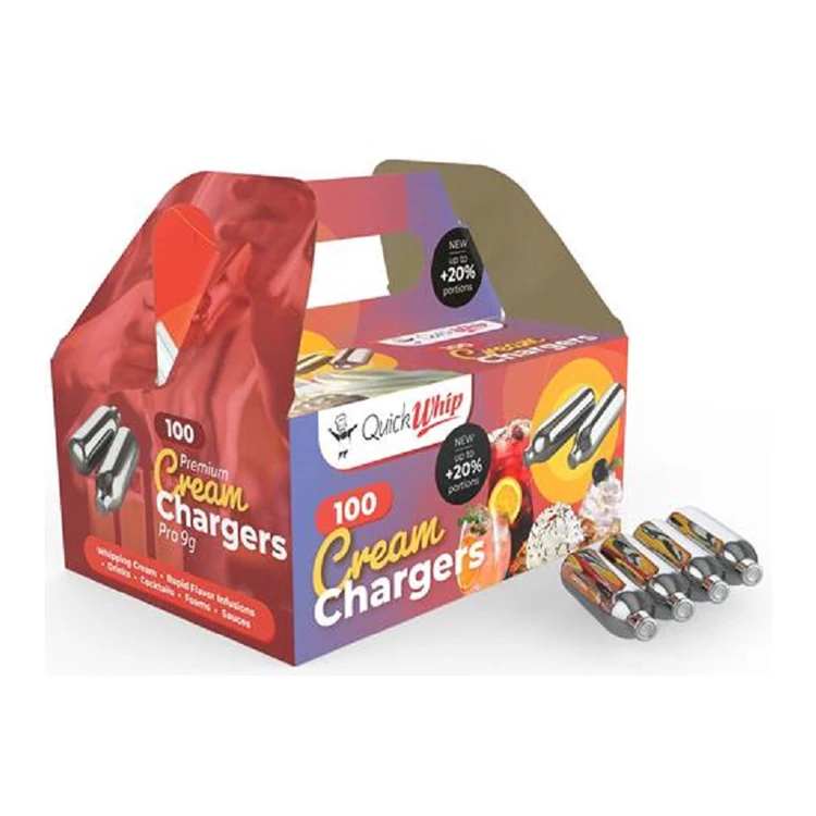 Top Manufacturer of Highest Quality Wholesale Selling QuickWhip Professional Cream Chargers in 100 Pack