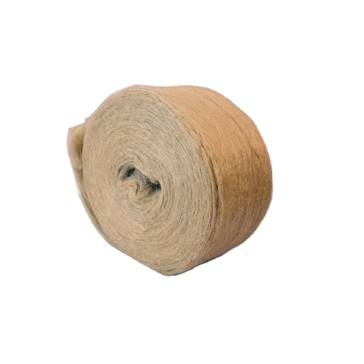High Quality 100% Making Sliver Roll Jute Fiber Twisted Rope Original Roll Packing Pattern Coil Natural Color Sliver